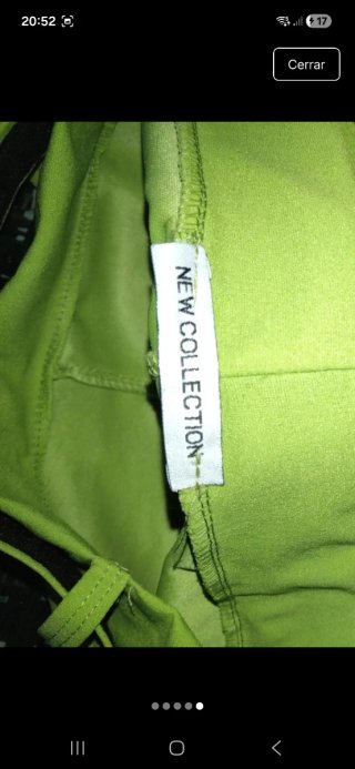 Pantalón verde nuevo con cinturón