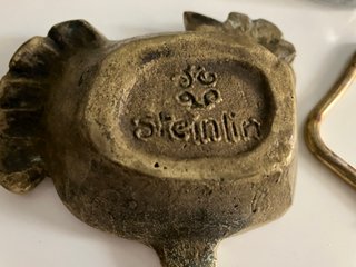 Conjunto bronce de origen suizo