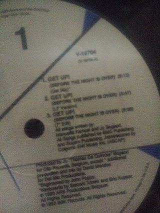 Vinilo Technotronic Get Up