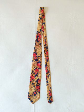 Cacharel cravatta con fantasia floreale/paisley