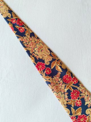 Cacharel cravatta con fantasia floreale/paisley