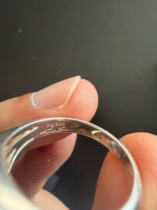 Anillo Thomas Sabo Negro Plata