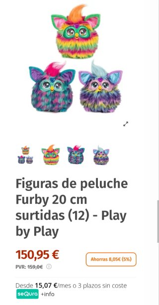 Peluche Furby Nuevo