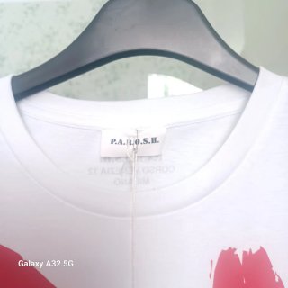 T-shirt/ P.A.R.O.S.H. Uomo Bianca/Rossa NUOVA