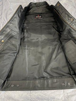 Chaleco Cuero Racerules Moto Talla M