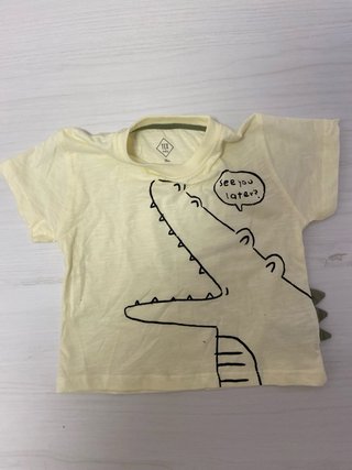 Camiseta Bebé 18 Meses Cocodrilo