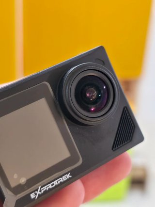 Action Cam 4k con Doppio Schermo