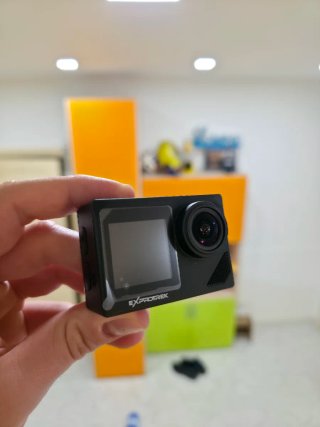 Action Cam 4k con Doppio Schermo