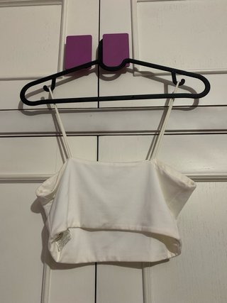 Top blanco tirantes