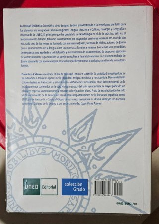 GRAMÁTICA DE LA LENGUA LATINA