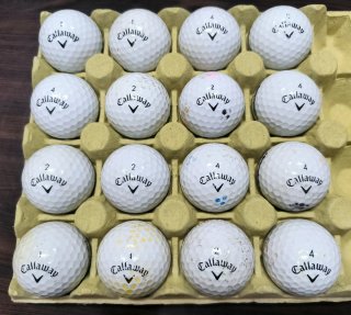 16 Pelotas Golf Callaway Supersoft Grado B