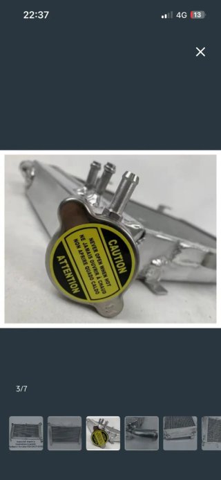 Radiador Yamaha FZ6 (2007-2009) Aluminio