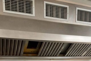 Campana industrial con aportación de aire