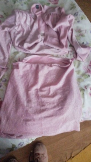 Vestido con estampado de torso