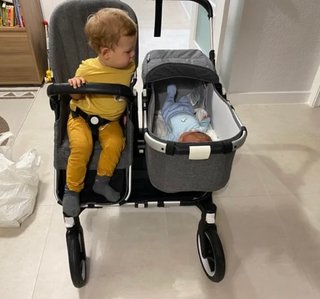 Bugaboo Donkey 3 Silla Gemelar Gris