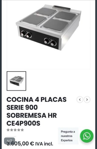Cocina Industrial Profesional Trifásica