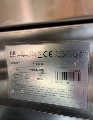 Cocina Industrial Profesional Trifásica