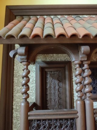 Balcón colonial miniatura
