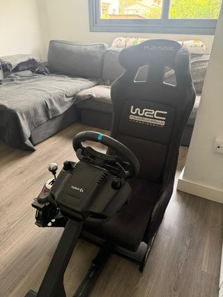 Playseat WRC + Logitech G29 + Thrustmaster T