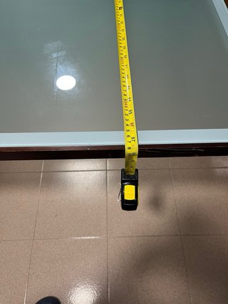 Mesa extensible cristal 80-130-250cm