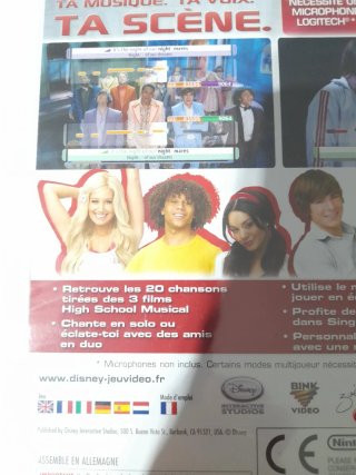 PRECINTADO.Juego Wii Disney High School Musical 3