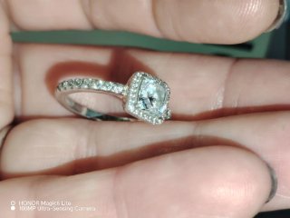 Anello Pandora Quadrato Pavé Zirconi Argento 925