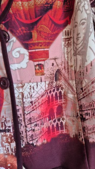 Giacca Taifun fantasia Venezia L xl. Elasticizzato