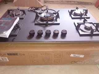 Piastra a gas butano 5 fuochi