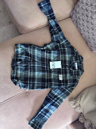 Camisa cuadros niño marca