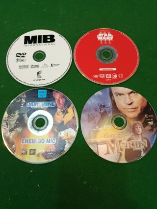 DVDs de Películas Variadas - 0,60€ Unidad