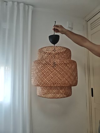 Lámpara de bambú colgante Ikea