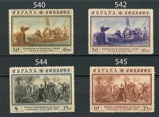 SELLOS ESPAÑA AÑO 1930, SERIE 531-544**