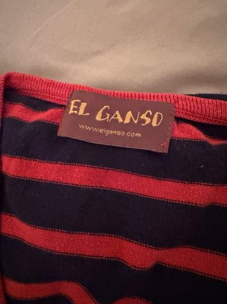 Jersey El Ganso Rayas Azul y Rojo