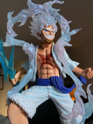 One Piece Monkey D Luffy Gear 5 Figure 30cm Anime