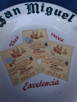 Cenicero San Miguel Cervezas