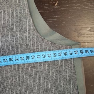 Gilet vintage sartoria in misto lana gessato IT48