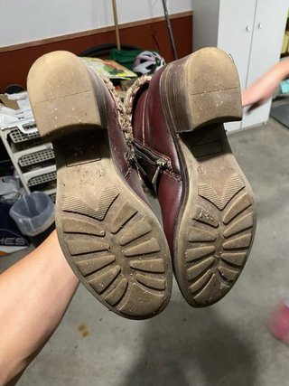 Botas de cuero mujer