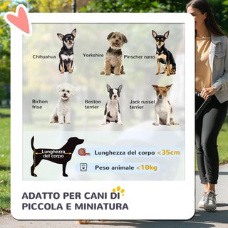 Carrito para Perros 3 en 1 Plegable Convertible en Bolsa de Transporte, Asiento de Auto con 2 Correas, Almohadilla, Carrito para Animales de Acero, Tela Oxford, 82X49.5X98Cm, Rojo Negro