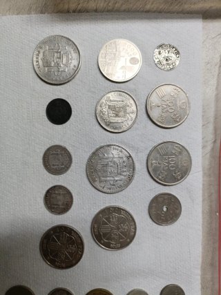 Lote de monedas de plata