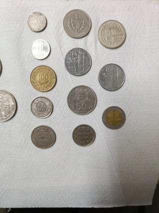 Lote de monedas de plata