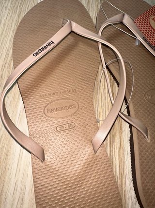 Infradito Havaianas 41/42 Rosa/Marrone