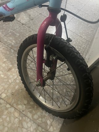 Bicicleta infantil BTWIN azul y rosa