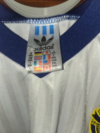 Camiseta Fútbol Yugoslava Adidas Talla XXL.