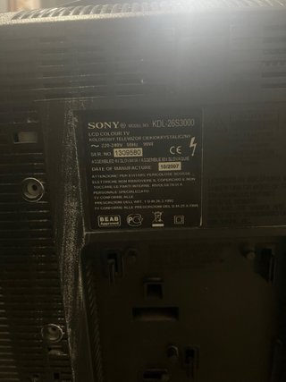 Sony Bravia 26 TV