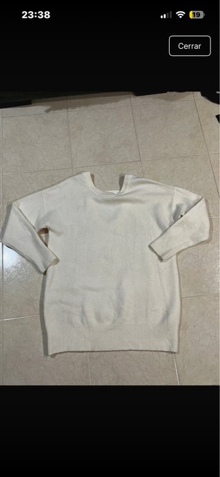 Jersey blanco talla única