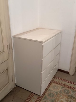 Cajonera blanca madera NUEVA