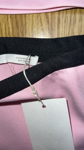Conjunto Top y Falda Pantalón Zara Rosa y Negro