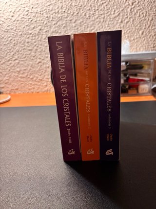 La biblia de los Cristales, pack con los 3 libros.