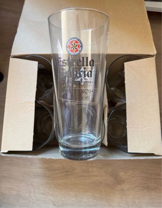 Caja 6 Vasos Estrella Galicia 65 cl