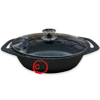 Casseruola Ovale 32cm Pietra Lavica C.e.